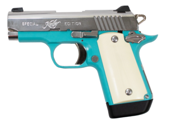 Buy Kimber Micro 9 Bel-Air 9mm Special Edition Pistol with Ivory Micarta Grips and Blue Frame