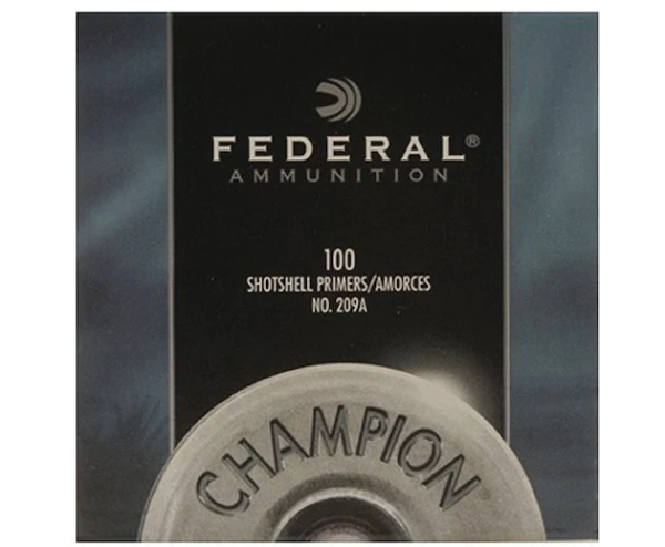 Federal Primers #209A Shotshell Box of 1000 (10 Trays of 100)