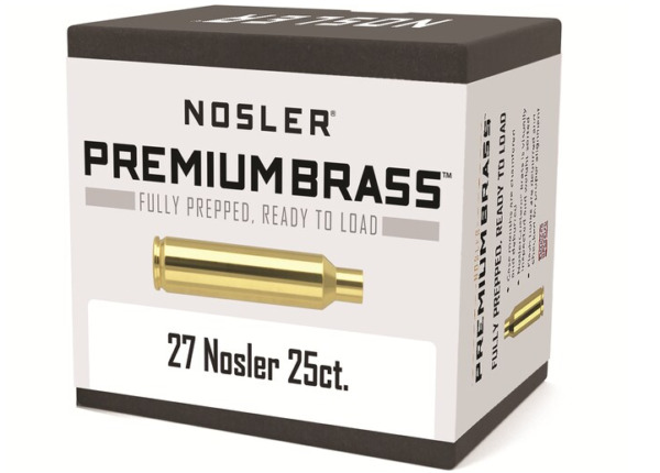 Buy Nosler Custom Brass 27 Nosler Box of 25