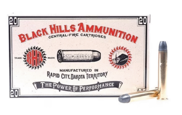 Buy Black Hills Cowboy Action 38-55 WCF Ammo 255 Grain Flat Nose Box of 20