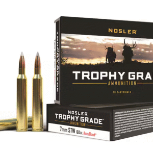 Buy Nosler Trophy Grade 7mm STW Ammo 160 Grain Nosler AccuBond Bonded Polymer Tip Box of 20