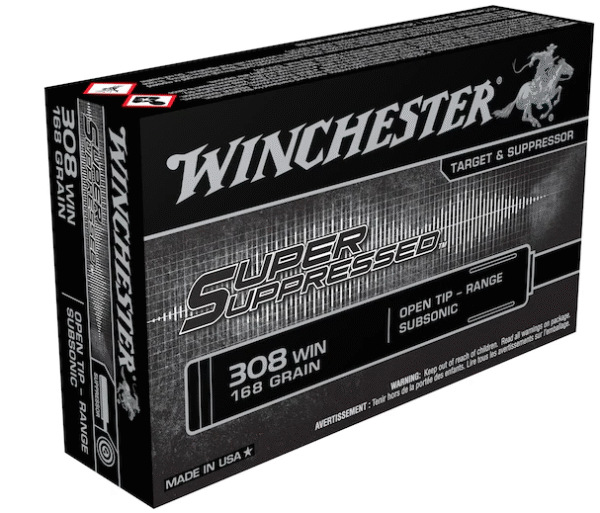  Buy Winchester Super Suppressed 308 Winchester Ammo 185 Grain Jacketed Hollow Point
