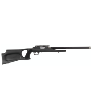 .22LR Switchbolt Rimfire, Ambidextrous Thumbhole Black Stock Rifle
