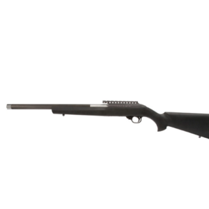 .22WMR Hogue OverMolded Rifle-Black with Threaded Muzzle