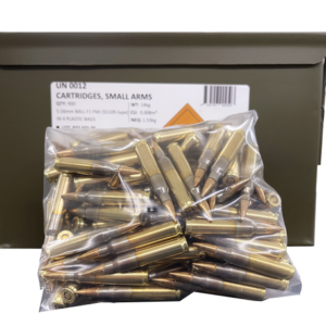 ADI 5.56 Nato 62gr FMJ Penetrator 900rd loose pack ammo can