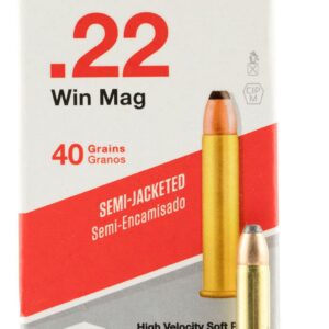 Aguila 1B222401 Silver Eagle High Velocity 22 Mag 40 gr Semi-Jacketed Soft Point 50 Bx/20 Cs - Ammo