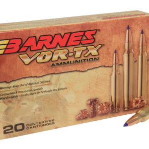 Barnes VOR-TX Ammunition 300 Winchester Magnum 165 Grain TTSX Polymer Tipped Spitzer Boat Tail Lead-Free Box of 20