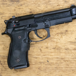 Beretta 92G 9mm Semi-Auto Police Trade-In Pistol with Crimson Trace Grip (Fair Condition)