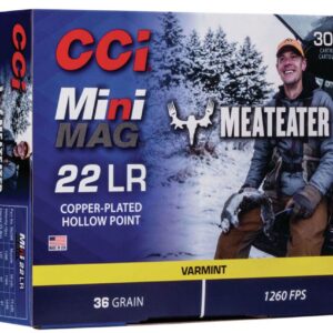 CCI Mini-Mag MeatEater 22LR 36gr Cooper plated Hollow Point 300rd box