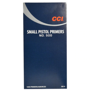 CCI Small Pistol Primers #500 Box of 1000 (10 Trays of 100)