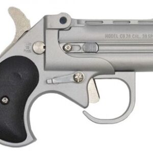 Cobra Firearms PISTOL/BEARMAN IND BBG38SB .38 Spc 2.75" 2rds Satin Nickel W/Black Grips
