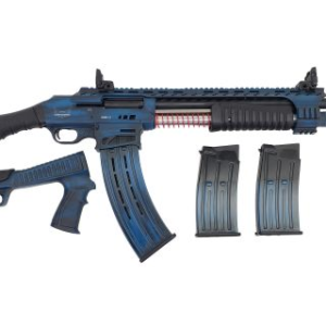 Emperor Arms King 12 Pump Action Firearm 18.5" BRL Spring-Assisted Blue