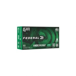 Federal AE45LF1 .45 ACP Range and Target 140gr FMJ 50rd box