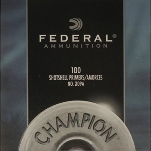 Federal Primers #209A Shotshell Box of 1000 (10 Trays of 100)