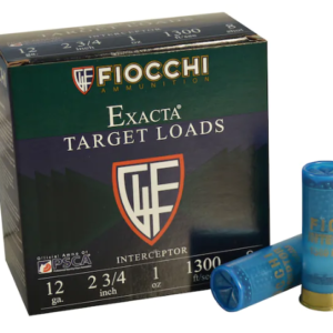 Fiocchi Exacta Interceptor Spreader Ammunition 12 Gauge 2-3/4" 1 oz #8 Shot