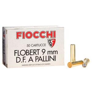 Fiocchi Flobert Shotshell 9mm #8 50/bx (50 rounds per box)