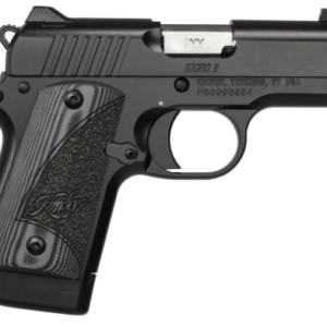 Kimber Micro 9 9mm Matte Black Carry Conceal Pistol with Green Fiber-Optic Front Sight