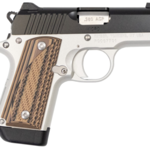 Kimber Micro Carry Advocate 380 Auto with Night Sights and Brown G10 Grips