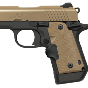 Kimber Micro Desert Tan 380 ACP with Crimson Trace Lasergrips