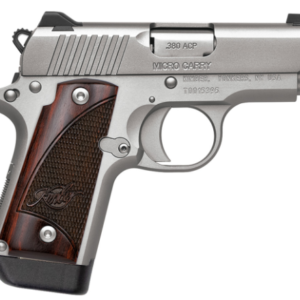 Kimber Micro Stainless 380 Auto with Night Sights and Rosewood Grips