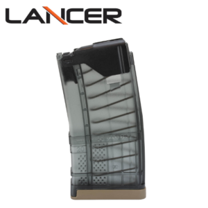 Lancer Systems L5 Advanced Warfighter Magazine, 20 Round 300 Blackout, Translucent Smoke