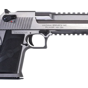 Magnum Research Desert Eagle Mark XIX Semi-Automatic Pistol 429 Desert Eagle 6" Barrel 7-Round Stainless Steel Black