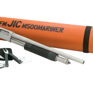 Mossberg JIC Mariner 12 Gauge Pump Action Shotgun 18.5" Barrel Marinecote and Black Pistol Grip