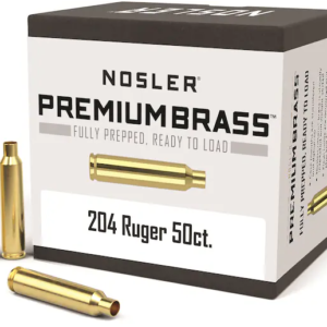 Nosler Custom Brass 204 Ruger Box of 50