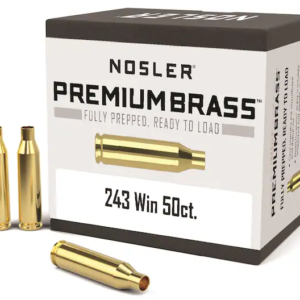 Nosler Custom Brass 243 Winchester Box of 50