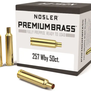Nosler Custom Brass 257 Weatherby Magnum Box of 50
