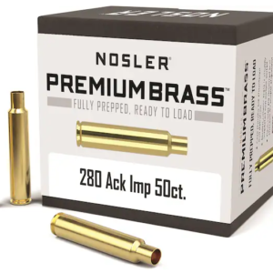 Nosler Custom Brass 280 Ackley Improved 40-Degree Shoulder Box of 50