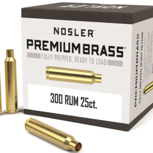 Nosler Custom Brass 300 Remington Ultra Magnum Box of 25