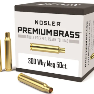 Nosler Custom Brass 300 Weatherby Magnum Box of 50
