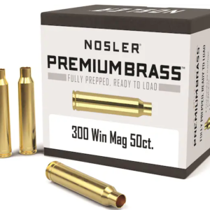 Nosler Custom Brass 300 Winchester Magnum Box of 50
