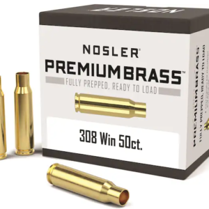 Nosler Custom Brass 308 Winchester Box of 50
