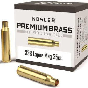 Nosler Custom Brass 338 Lapua Magnum Box of 25