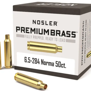 Nosler Custom Brass 6.5mm-284 Norma Box of 50