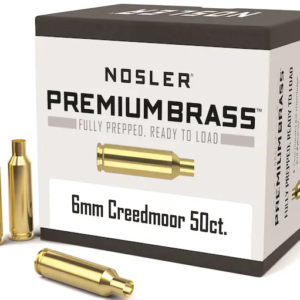 Nosler Custom Brass 6mm Creedmoor Box of 50