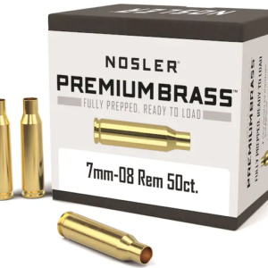 Nosler Custom Brass 7mm-08 Remington Box of 50