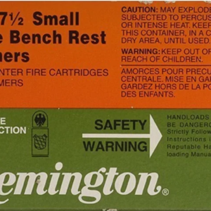 Remington Small Rifle Bench Rest Primers #7-1/2 Box of 1000 (10 Trays of 100)