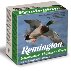 Remington Sportsman Hi-Speed Ammunition 12 Gauge 3" 1-1/8 oz BB Non-Toxic Steel Shot