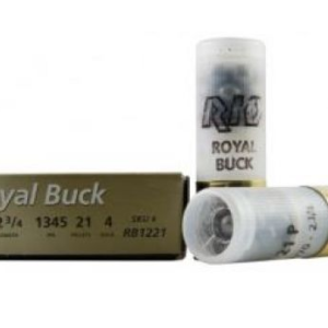 Rio Royal Buck #4Buck 12GA 2-3/4" 21-pellet 5rds