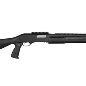 Savage Arms Stevens 320 Security 12 Gauge Pump Action Shotgun 18.5" Barrel Heat Shield Blued and Black Pistol Grip