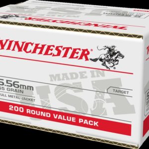 Winchester USA 5.56 Nato 55gr FMJ 200rd box