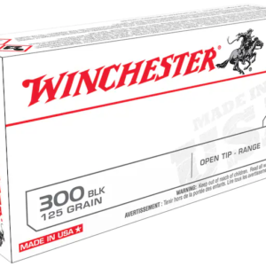 Winchester USA Ammunition 300 AAC Blackout 125 Grain Open Tip Range Box of 20