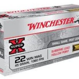 Winchester X22MSUB 22 Winchester MAG 45GR JHP 50/60 - Ammo