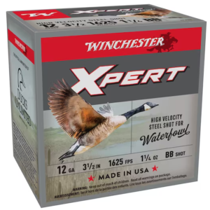 Winchester Xpert High Velocity Ammunition 12 Gauge 3-1/2" 1-1/4 oz BB Non-Toxic Steel Shot