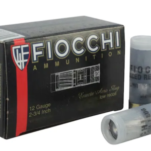 Fiocchi Low Recoil Ammunition 12 Gauge 2-3/4" 1 oz Aero Slug
