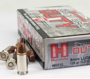 Hornady Critical Duty 9mm 124gr +P