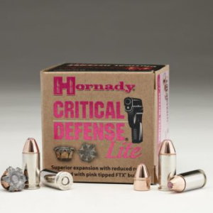 Hornady 90240LE 9mm Critical Defense 100gr Lite 25ct